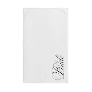 Bride Hand Towel - Elegant Wedding Accessory, Bridal Shower Gift, Personalized Gift, Luxury Bathroom Decor, Wedding Decor, Bachelorette