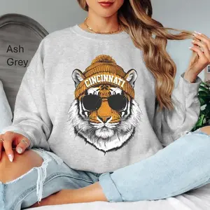 [Sale off up to 50%] Cincinnati Sweatshirt, 90s Vintage, Vintage Football Shirt, Vintage Sweatshirt, streetwear graphic tee