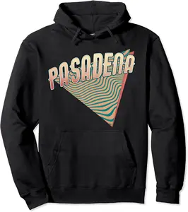 Pasadena California Throwback Vintage Retro Pullover Hoodie - Alizejaqua Shop 86B09FSC7DWT