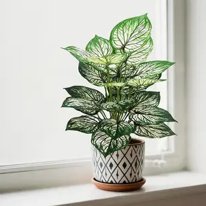 Multi-Functional Large Artificial Plant for Home and Office Decor, Indoor Plants, Plastic Faux Greenery for Christmas Halloween Easter Thanksgiving