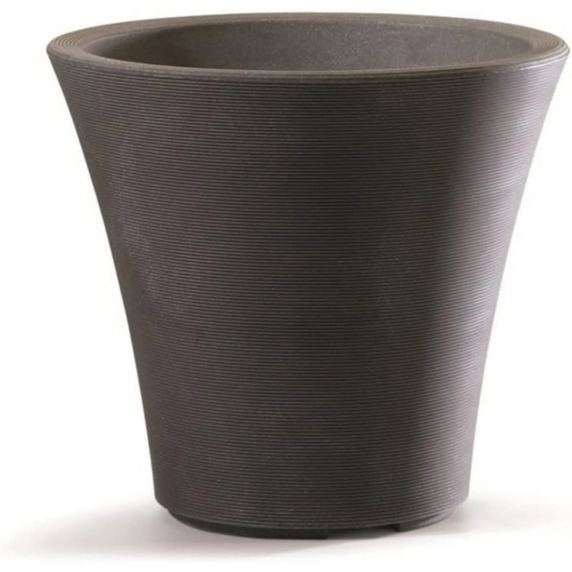 Garden Elements Indoor/Outdoor Resin Pamploma Planters with Drainage Holes, Lightweight & Durable