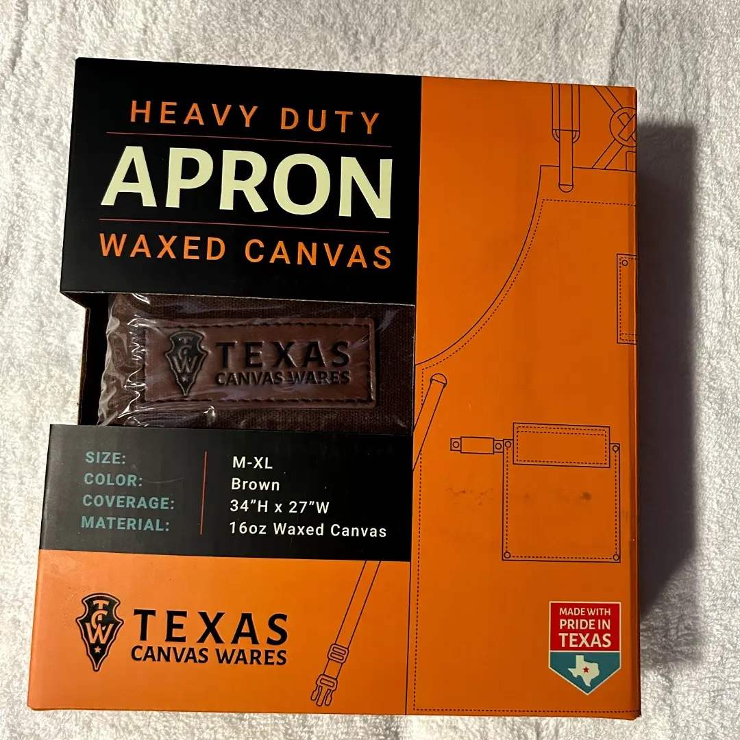 Heavy Duty Waxed Canvas Apron, Tool Organizer Accessory for Hardware Tasks