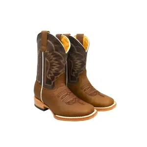 Youth Redhawk 'Coffee' Cowboy Boots