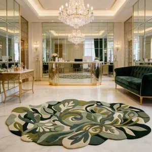 1 pcs, Bohemian style living room rug, irregular modern style rug, washable and machine washable, non-slip floor mat, soft and comfortable plush rug, suitable for bedside mat, living room, bedroom, dressing room, study, perfect gift for friends.