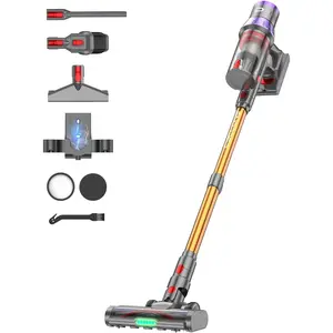 YU7 Max Cordless Vacuum Cleaner 650W 80Min 55kPa  Suction Stick Vacuum, Anti-,  Screen, Self-Standing Lightweight  Vac for   Carpet Hard Floors