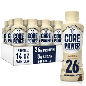 Core Power Protein Shake, Vanilla, 26g Bottle, 14oz, 12 Pack Core Power Protein Shake, Vanilla, 26g Bottle, 14oz, 12 Pack