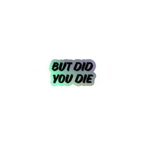 Holographic stickers