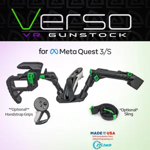 3Daptive Verso VR Gunstock for Meta Quest 3/3S