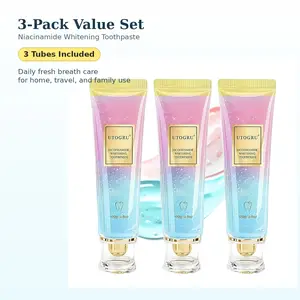 3pcs Niacinamide Whitening Toothpaste - Oral Enamel Care, Teeth Repair & Protection, Fresh Breath