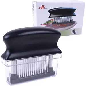 Meat Tenderizer with 48 Stainless Steel Ultra Sharp Needle Blades Heavy Duty Cooking machine for Tenderizing Beef, Turkey, Chicken, Steak, Pork, Fish