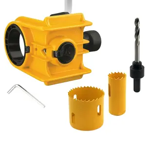 Door Lock Installation Kit, Hardware, C-Clamp Design for Metal or Wood Doors, Easy to Install Carpentry Tool for Home Projects