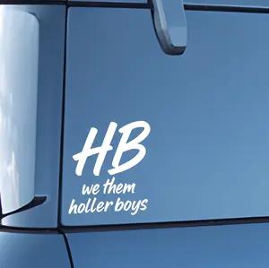 HB we them holler boys - Vinyl Decal Sticker for Cars, Trucks and More