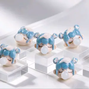3D Bubble Girl Nail Charms, Decorative Nail Art Accessories for DIY Manicures