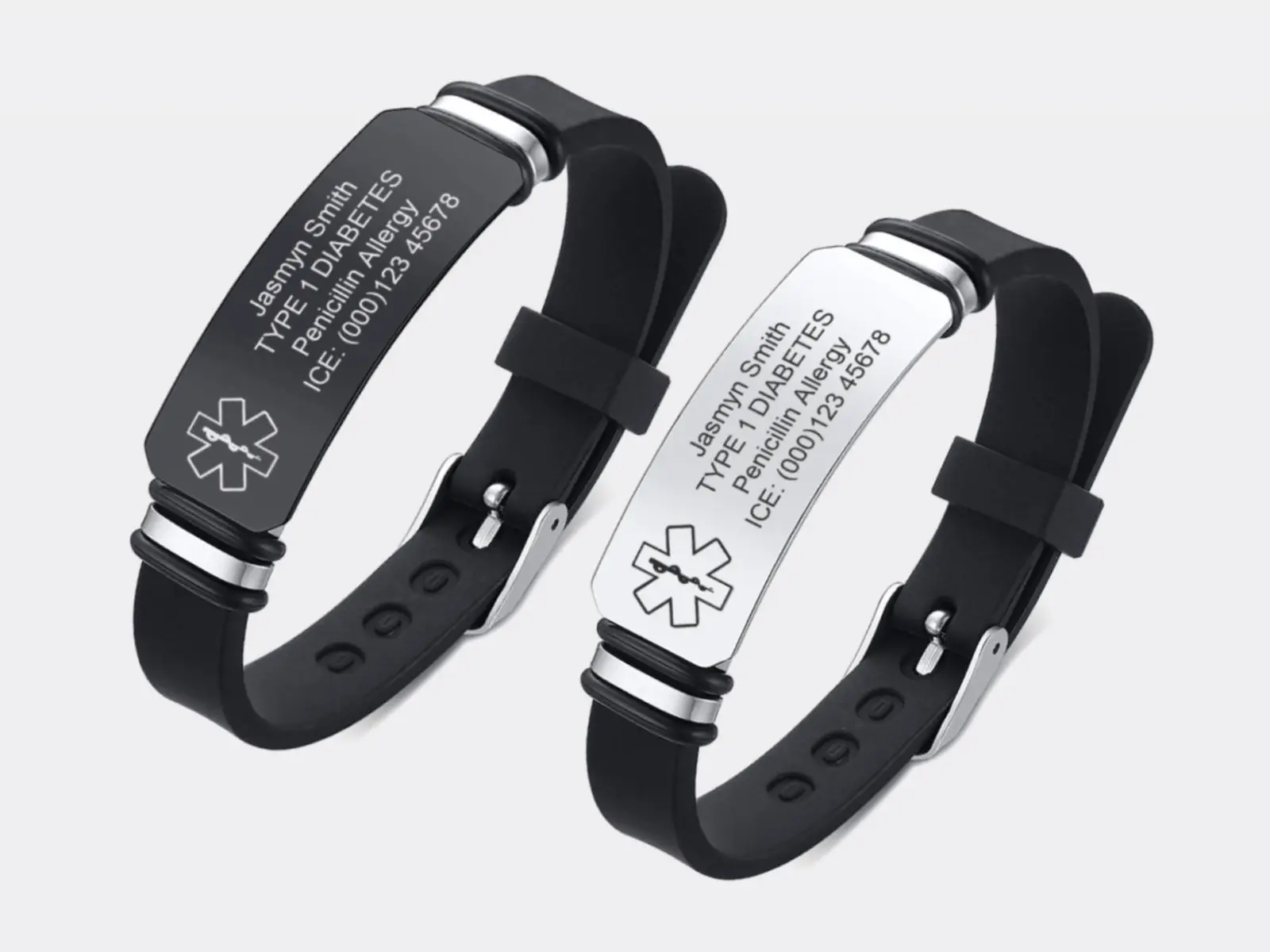 MP Couples Custom Bracelets Personalized Name Engraved Bangles for Men Women Adjustable Silicone Strap Waterproof Sport Wristband Daily Accessories valentine gift popular jewelry Teen Charm Matching Mother-Son Set elegant anniversary cuff Love