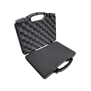 Cedar Mill Fine Firearms Lockable Hard Shell Pistol Carrying Case with Foam Insert Snap Latch Red