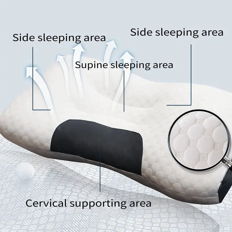 3D Knitted Cotton Massage Pillow(1pack)