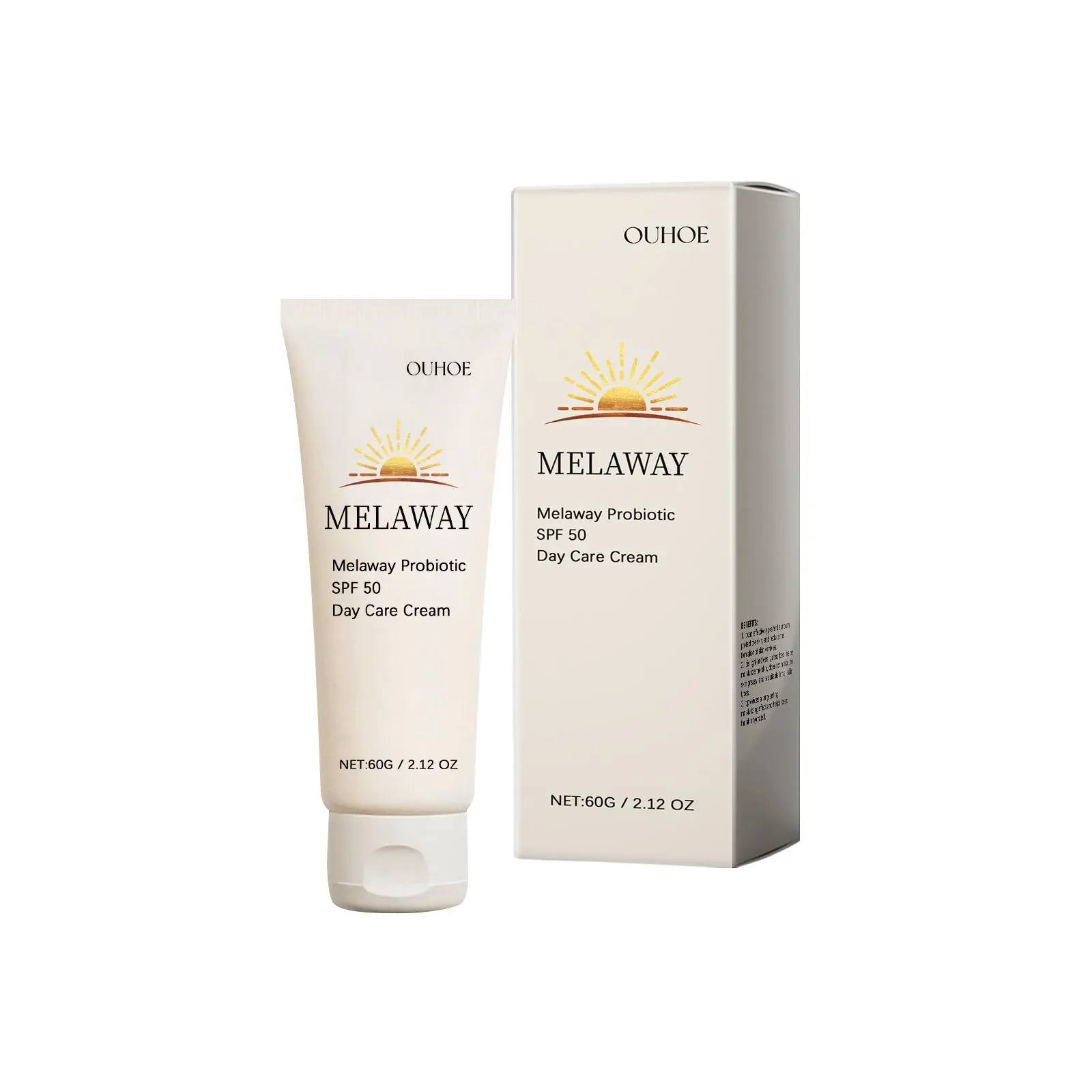 Lightweight Sun Care Cream, 3 Counts/set Moisturizing Sun Care Lotion, Refreshing Non-greasy Sun Care Product for Outdoor