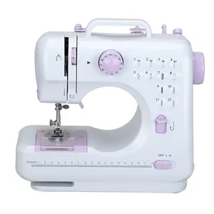 Upgraded Model with Lockstitch Function Household Electric Mini Sewing Machine Portable 505A