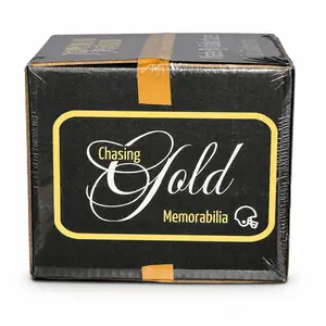 "Chasing Gold" by VO Hobby - Mini Helmet & Jersey - Signed Sports Memorabilia with COA from JSA, Beckett or Fanatics