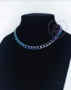 Basics - Chunky Rainbow Curb Chain