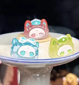 BUNNY Honeyed Teamtime Series mini figure Blind Bag- DIY-ready materials for crafting phone straps, charms & keychains — also perfect for desktop display