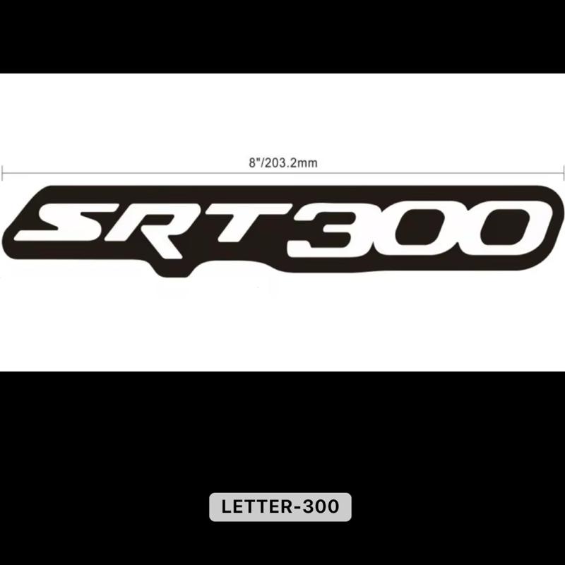 Halo Lit Letter - Stainless Steel Dodge SRT Scat Bee LED Grille Emblem RGB Flow-Series Frosted Lens App & Remote Dual Control 120+ Effects