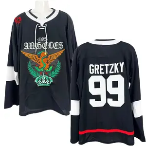 Men's #99 Ice Hockey Jersey Embroidery Gretzky Black Labatt Team Coupe Canada Cup Men's Embroidery2026