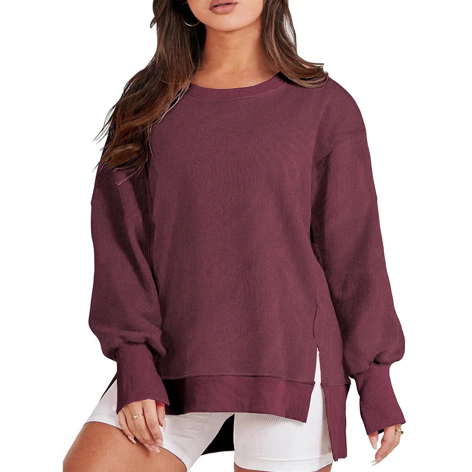 Eytino Plus Size Sweatshirt for Women Oversized Long Sleeve Crewneck Casual Loose Fall Fashion Outfits Tops(1X-5X) Pants