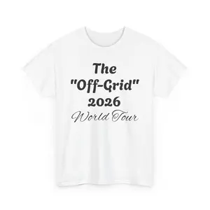 "Off-Grid" Tour 2026 T-Shirt | Tour Tee, Band Style Shirt