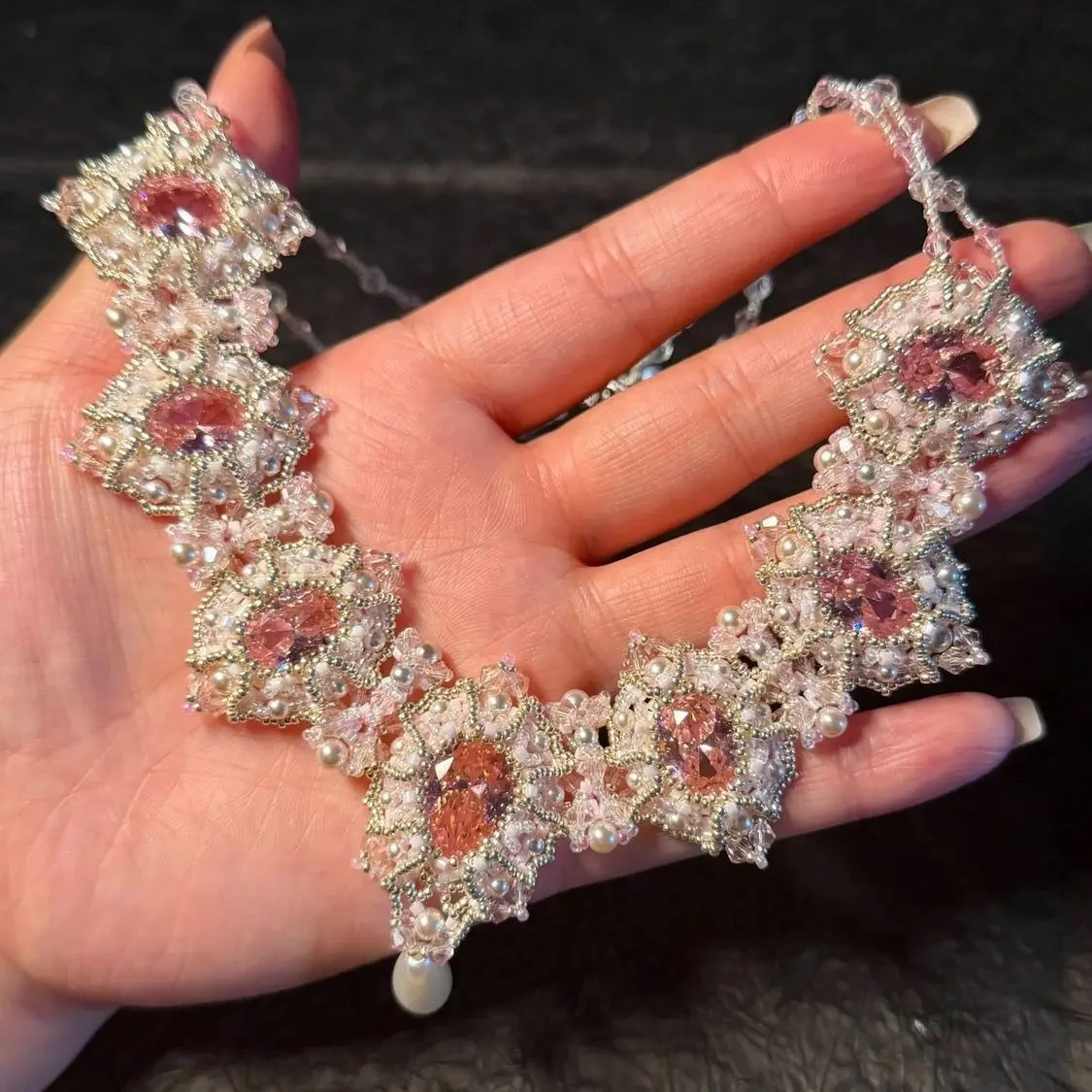 Complete DIY kit for an exquisite necklace—perfect for making keepsakes or birthday gifts.