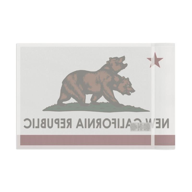 New California Republic Flag Fallout Flag Shelter Series Video Game Flag Two-Headed Bear Flag Home Decor 3*5Ft