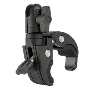 Quick-Adjust Bar Clamp Mount with 20mm Connector End Nubby Edition - Fits 0.5" to 2" Bars