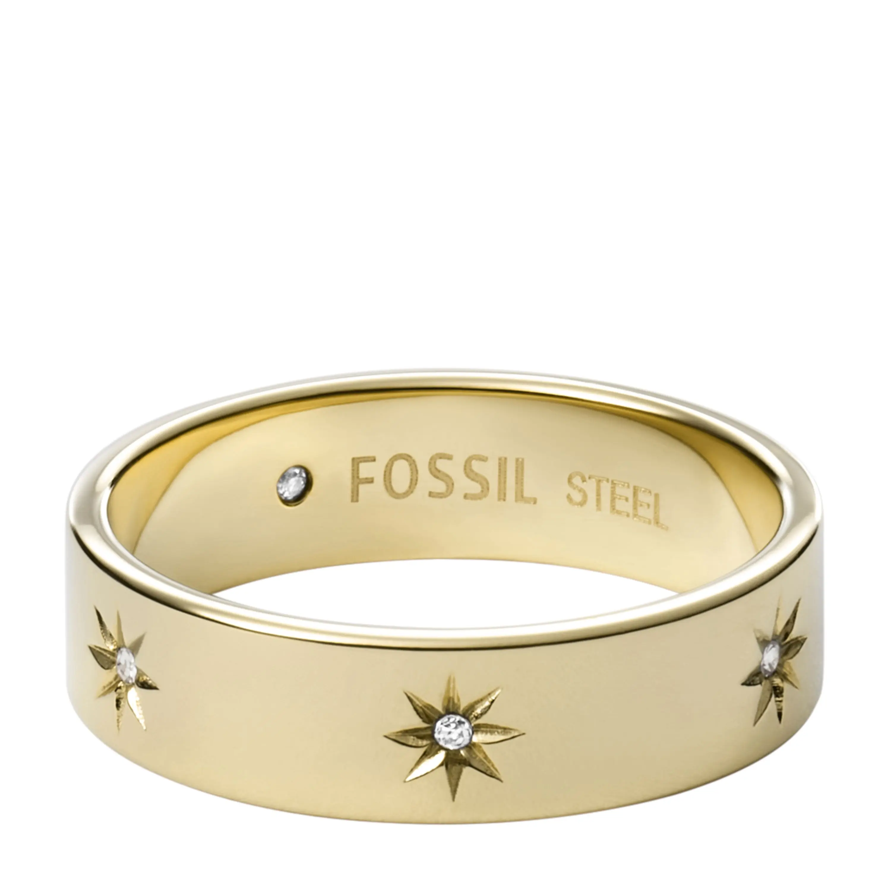 Sutton Shine Bright Gold-Tone Stainless Steel Band Ring Sutton Shine Bright Gold-Tone Stainless Steel Band Ring