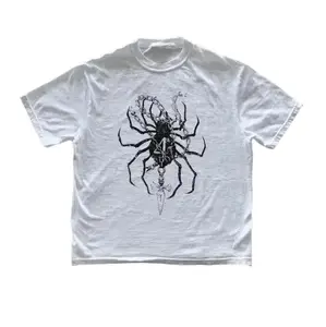 Men's Short-Sleeve Crewneck T-Shirt, Y2k Phantom Troupe Vintage Graphic, Breathable Gothic Grunge Emo Scene Amity Affliction Style Streetwear