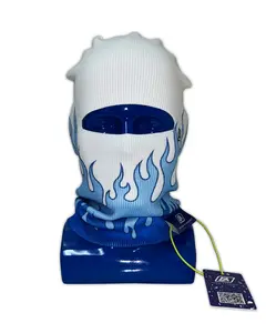 Build A Legacy - Triple Flame Blue Balaclava (Ski Mask)