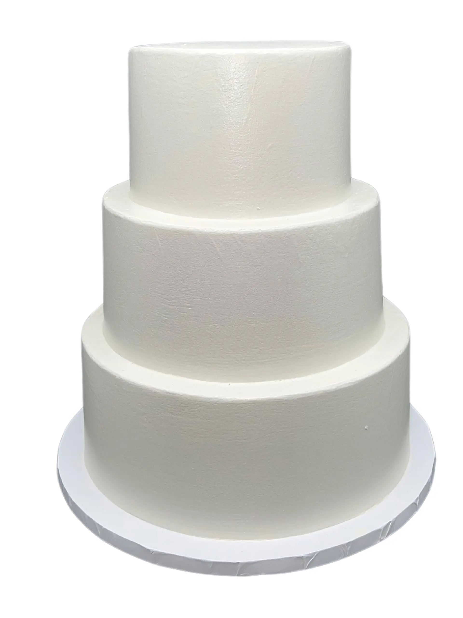 FromJennWithLove 3-Tier Artificial Fake Cake 6-8-10 Inch for Weddings, Realistic Lightweight Reusable Display Cake with Mix & Match Design for Event Planners