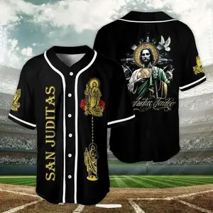 Camisas De San Judas Tadeo Jersey, Sanjuditas Baseball Jersey, Gift Mexcico Jersey