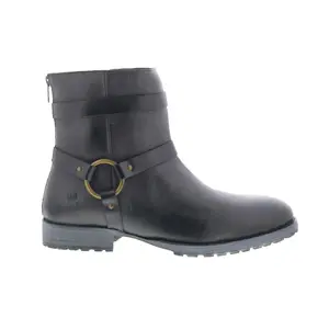 Dingo American Spirit DI-321 Mens Black Leather Zipper Casual Dress Boots