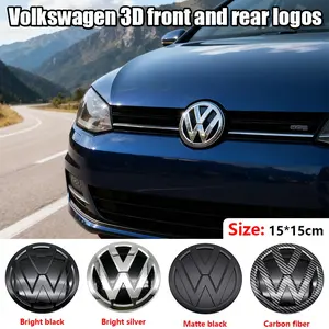 Abs Material Car Grille Emblem Sticker, Rear Trunk Badge Decal, Fits Volkswagen Tiguan (2017-2020), Automotive Accessories Sticker Decals