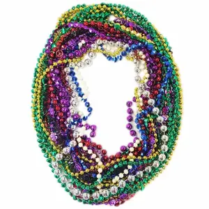 Assorted Mardi Gras Beads (12 pieces)