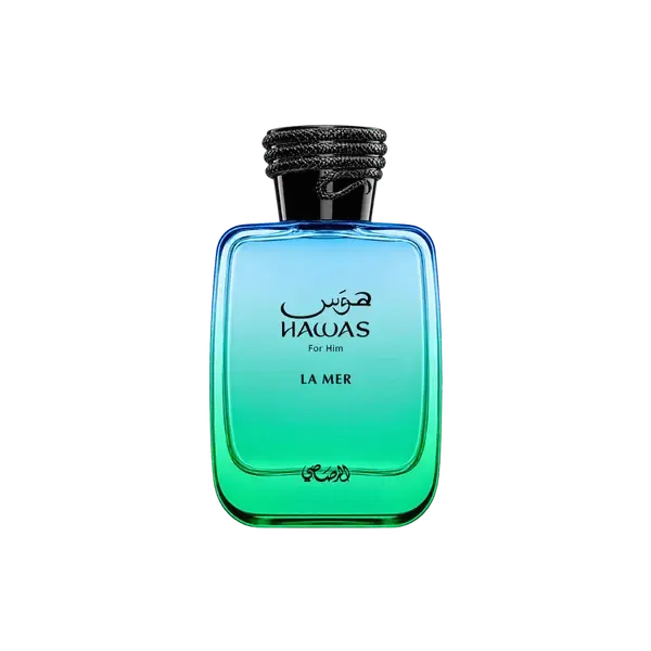 Rasasi Hawas La Mer For Him Eau de Parfum Spray for Men 3.4 Ounce