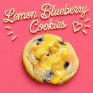 Lemon Blueberry Cookie