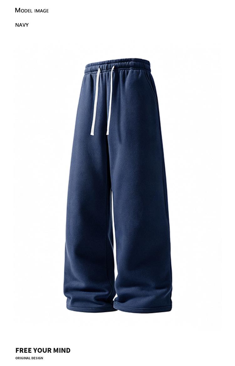 Pack of 4 men’s casual long pants featuring a drawstring elastic waistband and a loose fit for comfort and versatility. Suitable for everyday wear, leisure, sports, and fitness in spring and autumn.