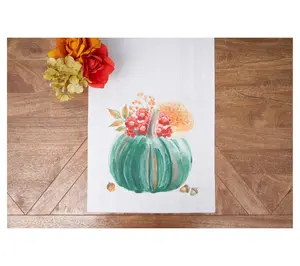 Teal Pumpkin Harvest Runner by Valerie