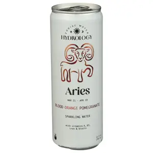 Aries - Blood Orange Pomegranate   Sparkling Water