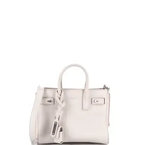 Pre-owned Yves Saint Laurent Leather Tote Bags REBAG Saint Laurent Sac de Jour Souple Bag Nano by Rebag