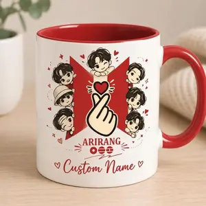 Tour 2026 Cute Group Graphic Mug, Concert Mug