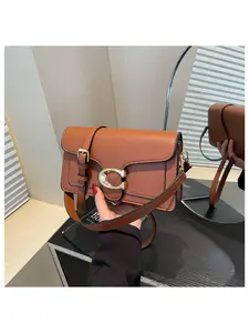 Trendy Vintage Small Square Crossbody Bag 2026 New High - end Minimalist Handbag for Women Versatile Sling Shoulder Bag