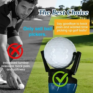 Portable Outdoor Golf Ball Picker, Easy-To-Use Design, Lightweight & Durable Construction, Perfect for Golf Enthusiasts