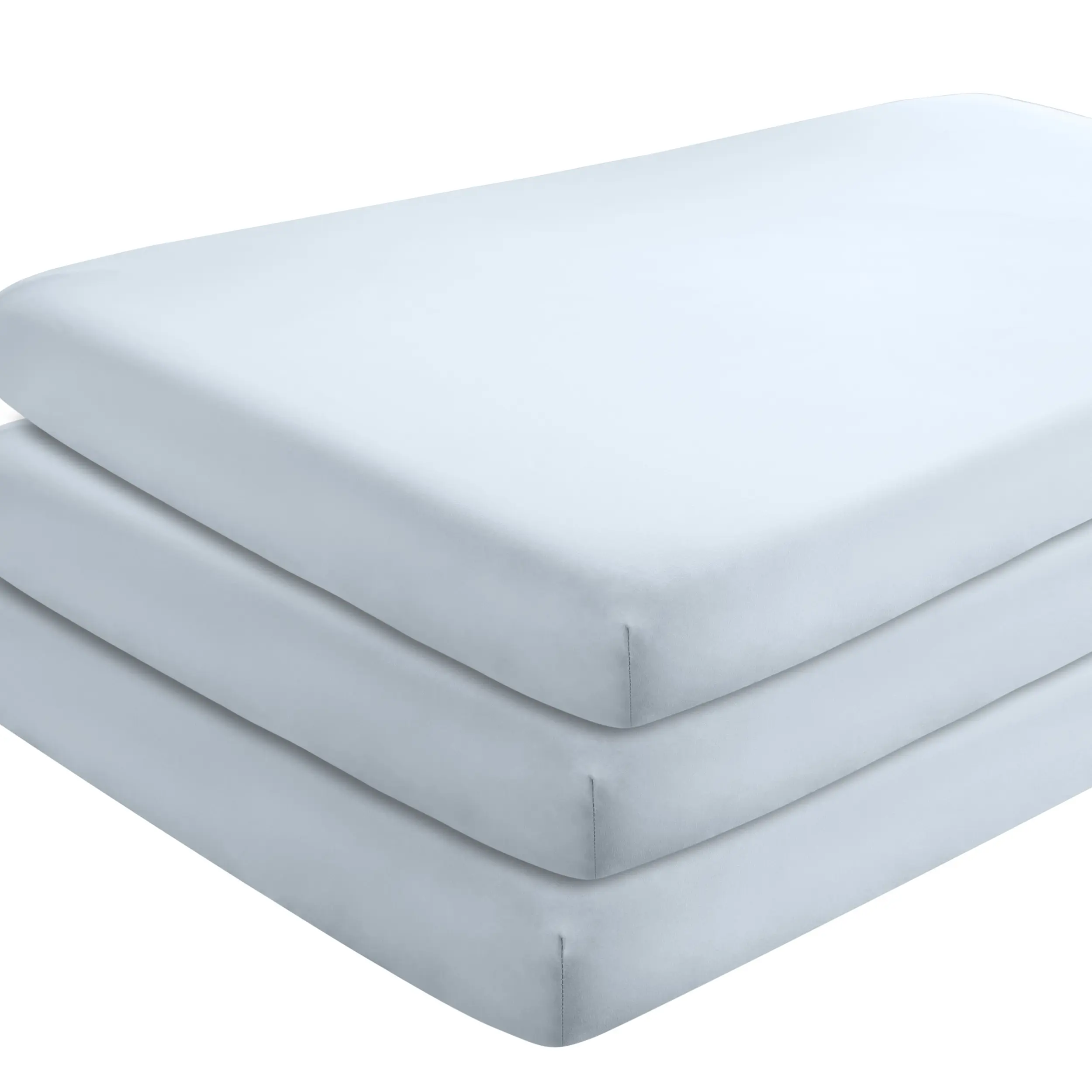 Bare Home Ultra-Soft Fitted Mattress Sheet - Breathable, Durable, Wrinkle-Resistant Bed Linens, Breathable Durable Bedding, Bed Cover Fitted Sheets for Cribs